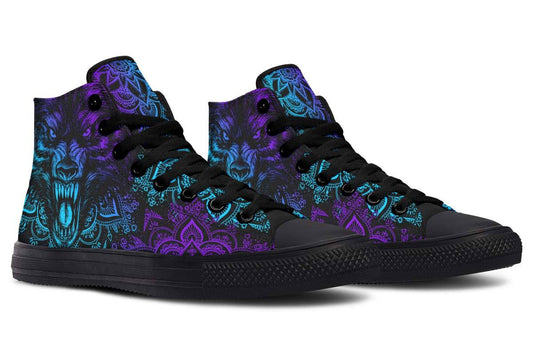 Customized Colorful Fashion High-top Canvas Shoes