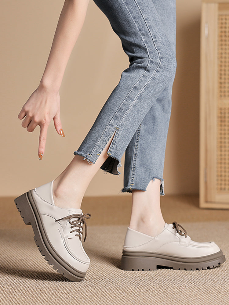 Women's Deep Cut Thick Heel Shoes - Fashionable and Comfortable Footwear - EnigmaParis