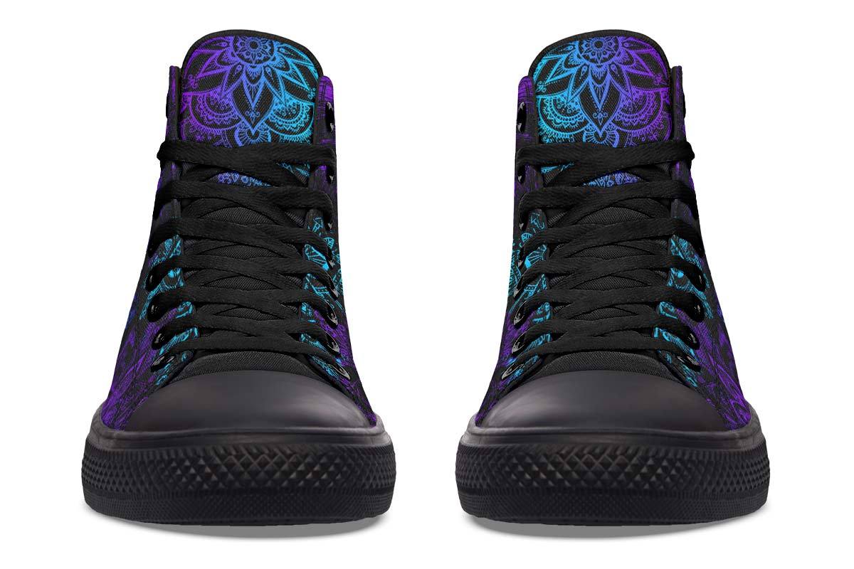 Customized Colorful Fashion High-top Canvas Shoes