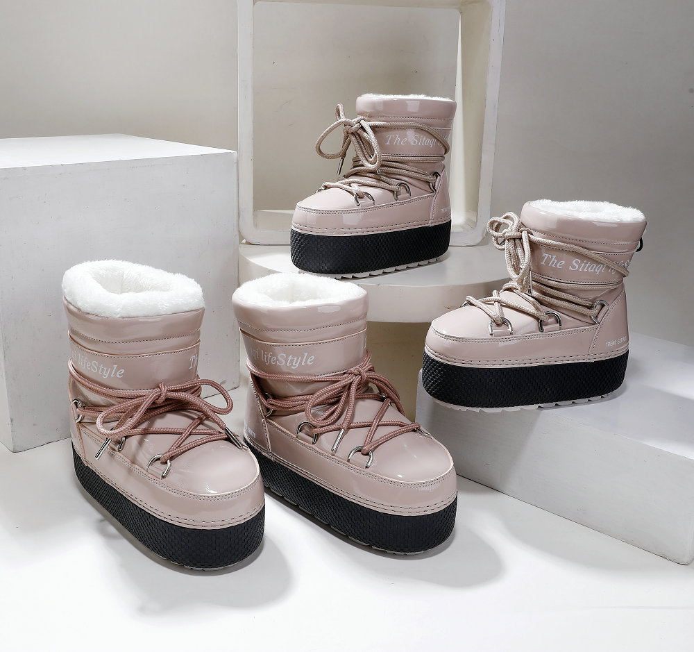Parent-child Platform Space Boots Moon Boots Sleeve - EnigmaParis