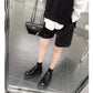 Sweet Cool Platform Shoes Autumn And Winter New Small Leather Shoes - EnigmaParis
