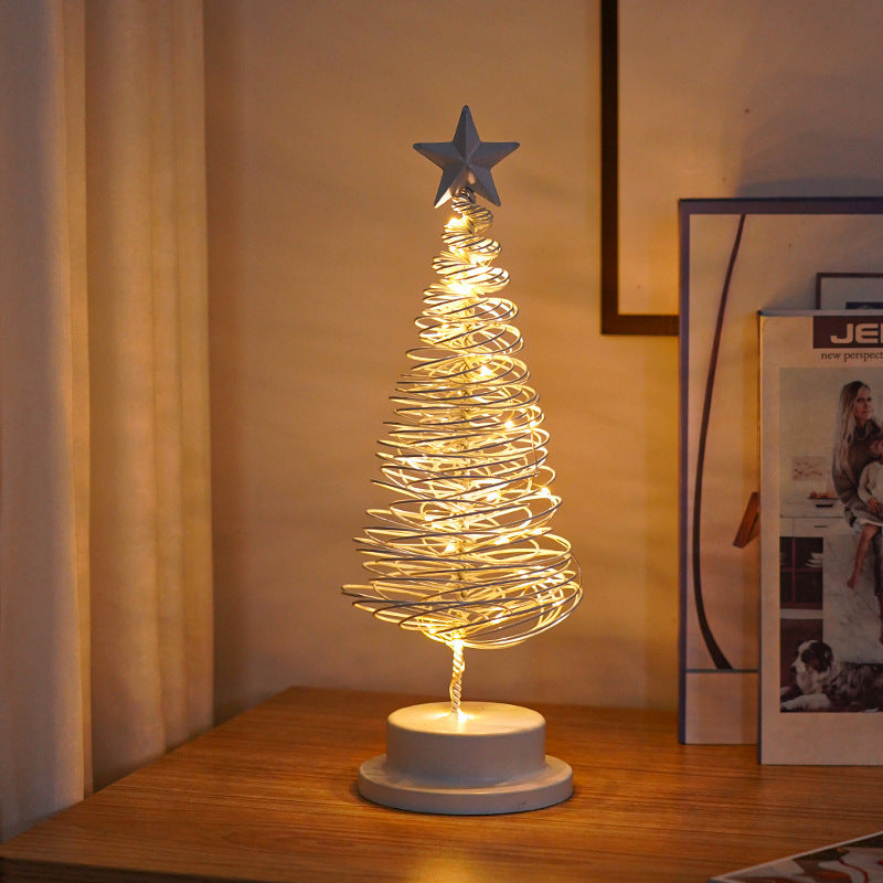 LED Christmas Tree Spiral Light Lamp
