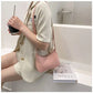 New Women's Fashion Handbags Retro Solid Color PU Leather Shoulder Underarm Bag Casual Women Hobos Handbags