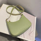 New Women's Fashion Handbags Retro Solid Color PU Leather Shoulder Underarm Bag Casual Women Hobos Handbags