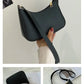 New Women's Fashion Handbags Retro Solid Color PU Leather Shoulder Underarm Bag Casual Women Hobos Handbags