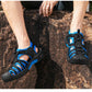 New Summer Genuine Leather Men Sandals Fashion Design Breathable Casual Shoes Men Soft Bottom Outdoor Beach Sandals Big Size 48