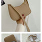 New Women's Fashion Handbags Retro Solid Color PU Leather Shoulder Underarm Bag Casual Women Hobos Handbags