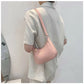 New Women's Fashion Handbags Retro Solid Color PU Leather Shoulder Underarm Bag Casual Women Hobos Handbags