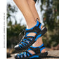 New Summer Genuine Leather Men Sandals Fashion Design Breathable Casual Shoes Men Soft Bottom Outdoor Beach Sandals Big Size 48