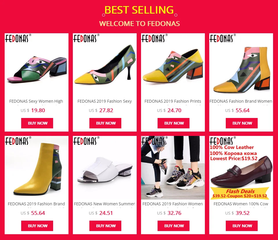 FEDONAS Summer Mixed Colors Women Sandals Ankle Strap Elegant Shoes Woman Genuine Leather Thick Heels Fashion Party Office Lady