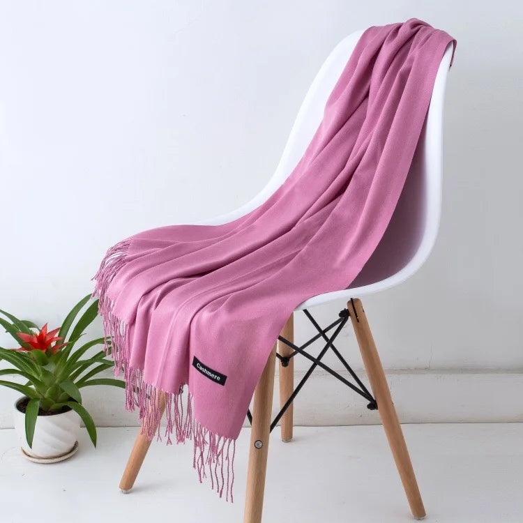 New Cashmere Wool Scarf | Thin & Warm Winter Shawl | Unisex Pashmina Wrap | EnigmaParis