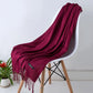 New Cashmere Wool Scarf | Thin & Warm Winter Shawl | Unisex Pashmina Wrap | EnigmaParis