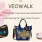 Veowalk Vintage Women Cotton Flower Embroidery Shoes Ladies Casual Chinese Style Comfortable Soft Canvas Dance Ballets Ballerina