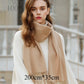 Solidlove 100% Wool Winter Scarf | Women's Fashion Cashmere Poncho Wrap | Elegant Scarves for Ladies | EnigmaParis