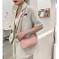 New Women's Fashion Handbags Retro Solid Color PU Leather Shoulder Underarm Bag Casual Women Hobos Handbags