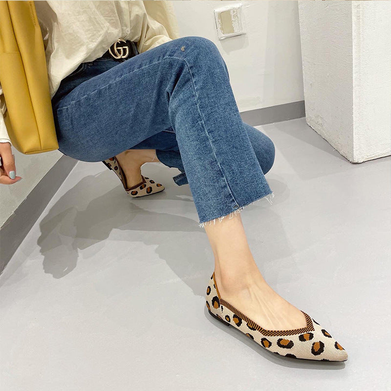 Women's Fashionable Casual Low-cut Flying Flat Shoes - EnigmaParis