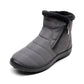 Side Zipper Mid-calf Widened Waterproof Plus Size Snow Boots - EnigmaParis