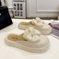 Wind Thick Bottom Sweet Fashion Vacation Flower Slippers - EnigmaParis