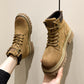 Retro Biker's Dr Martens Boots Female Hidden Heel Platform - EnigmaParis