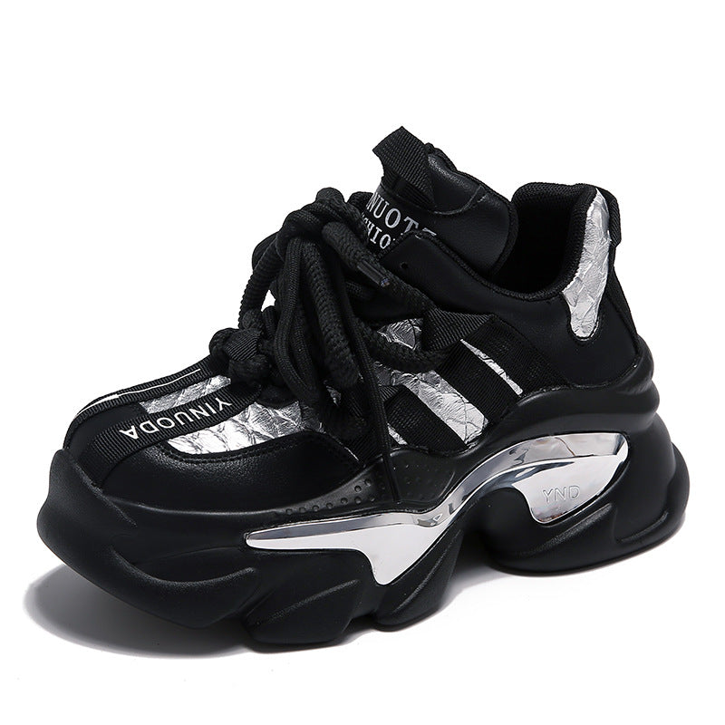 Women's All-Matching Platform Height-Increasing Casual Sneakers.