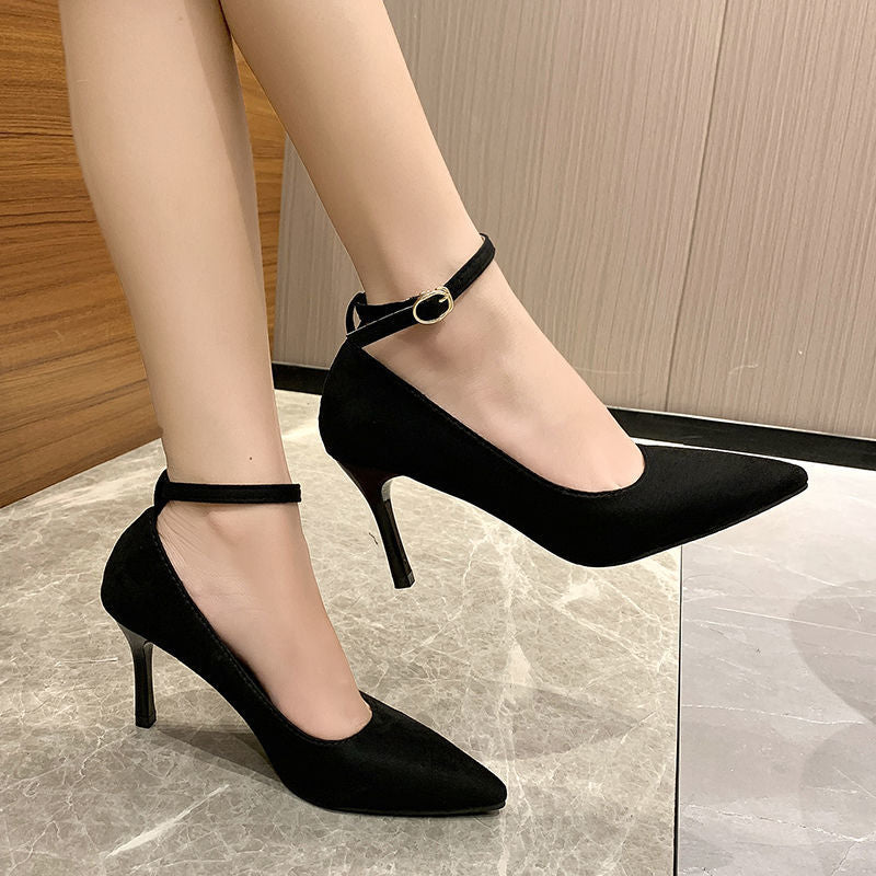 Women's Graduation Photo Stiletto Heel All-matching High Heels.
