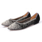 Women's Fashion Soft Bottom Flyknit Pointed Flat Shoes - EnigmaParis