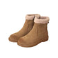 Lamb Fur Snow Boots Genuine Leather Warm Retro - EnigmaParis