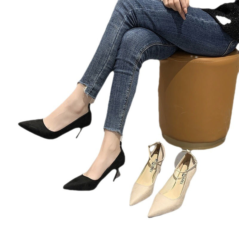 Women's Graduation Photo Stiletto Heel All-matching High Heels.