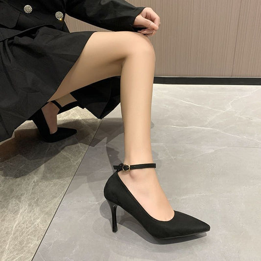 Women's Graduation Photo Stiletto Heel All-matching High Heels.