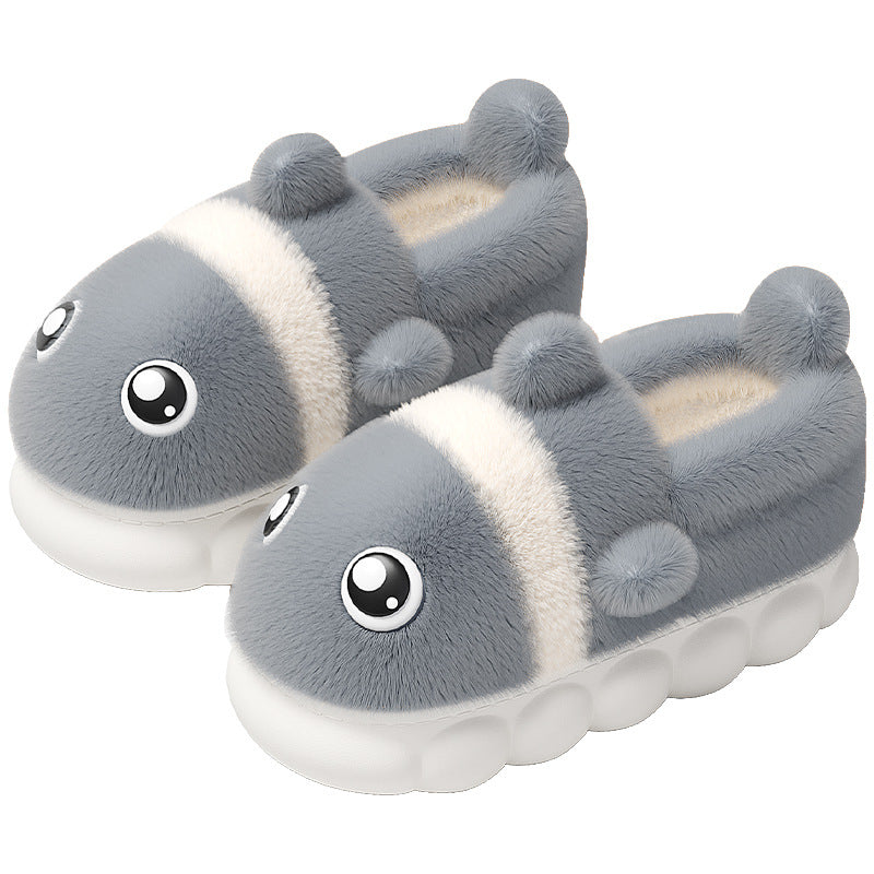 Men's Warm Velvet Cotton Slippers - Fashionable Non-slip Home Footwear - EnigmaParis