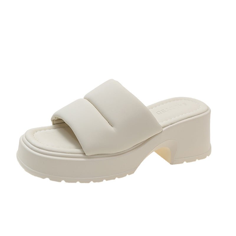 Stylish Outdoor High Heel Sandals: Open Toe, All-match Platform, Perfect for Summer - EnigmaParis