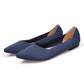 Women's Fashion Soft Bottom Flyknit Pointed Flat Shoes - EnigmaParis