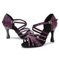 Black Latin Dance Performance Dancing Shoes