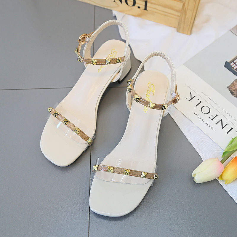 Women's Water Sticky High Heel Sandals Transparent - EnigmaParis