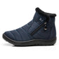 Side Zipper Mid-calf Widened Waterproof Plus Size Snow Boots - EnigmaParis