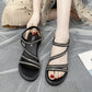 Women's Sandals | Stylish Korean Style Flat Sandals: Rhinestone Fairy All-match Fashion - EnigmaParis