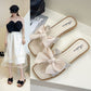 Wind Thick Bottom Sweet Fashion Vacation Flower Slippers - EnigmaParis