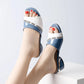 Summer Slippers Shoes Women's 2022 Rhinestone Low-Heeled Comfort Lady Sandals Open-Toe All-Match Female Sandalias Casual Ladies