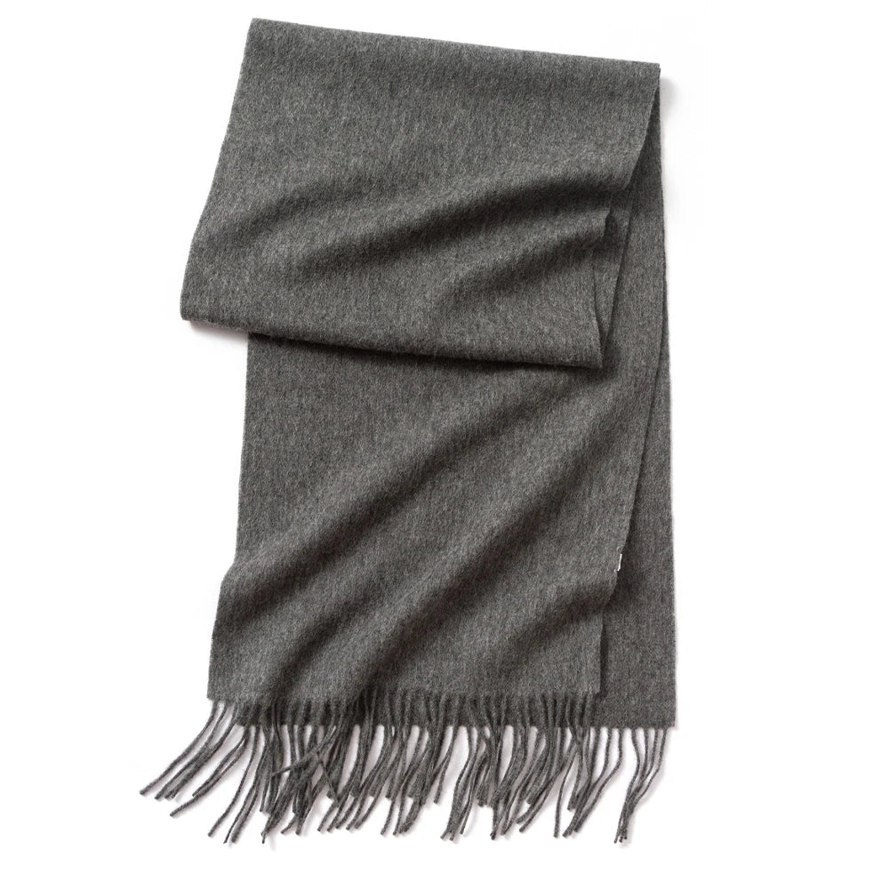 Solidlove 100% Wool Winter Scarf | Women's Fashion Cashmere Poncho Wrap | Elegant Scarves for Ladies | EnigmaParis