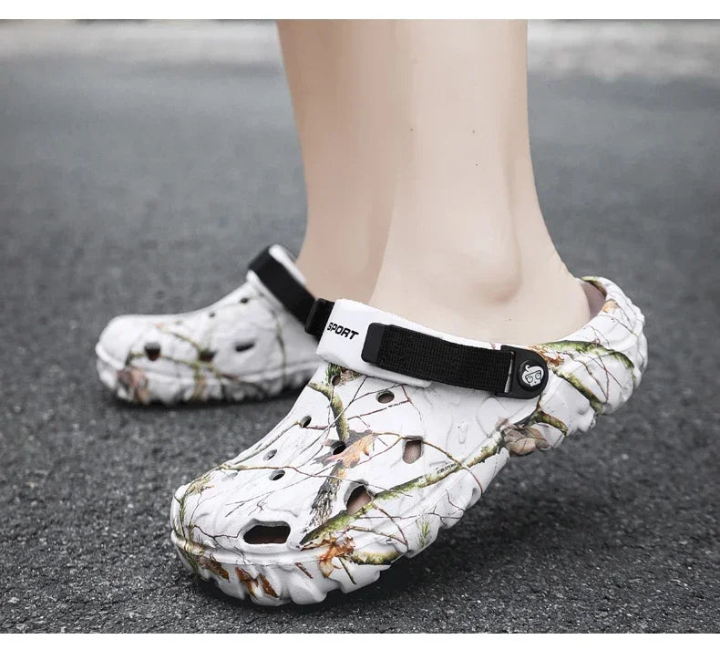 Flat Sandals Men Shoes 2025 | Slippers Men Garden Platform Sandals | Man Summer Sandals | Male Sneakers Outdoor Flip Flops Home Clogs