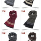 Luxury Wool Scarf for Men | Winter Warm Cashmere Silk Plaid Pashmina Shawl | EnigmaParis