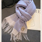 High-Quality 100% Wool Scarf | Women's Classic Soft Cashmere Muffler | EnigmaParis