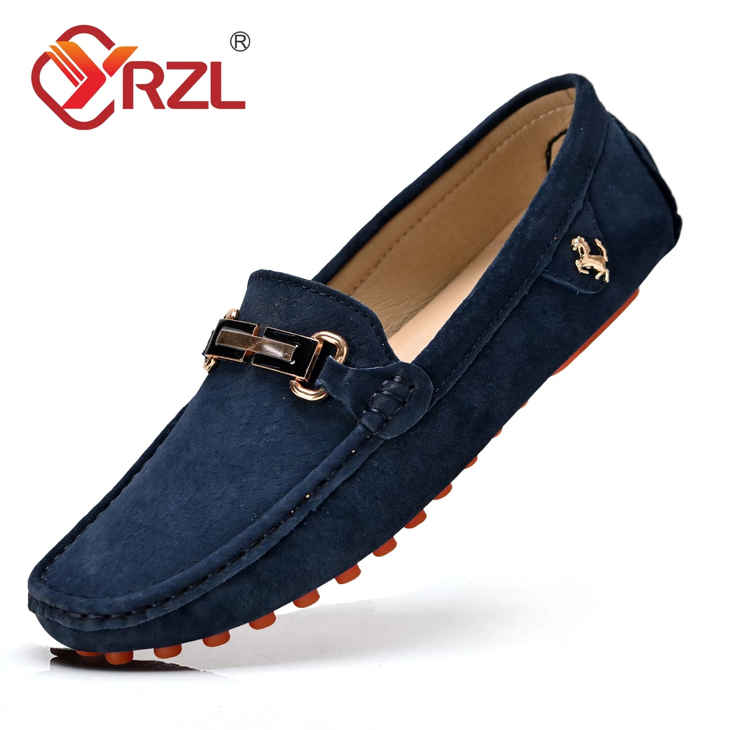 Suede Loafers Men Moccasins Shoes |  Men Suede Leather Loafers Shoes