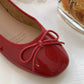 Women Flat Heel Outdoor Casual Mary Jane Red New  Flat Shoes Fashion Shallow Slip On Ladies Elegant Ballerinas Soft Shoes