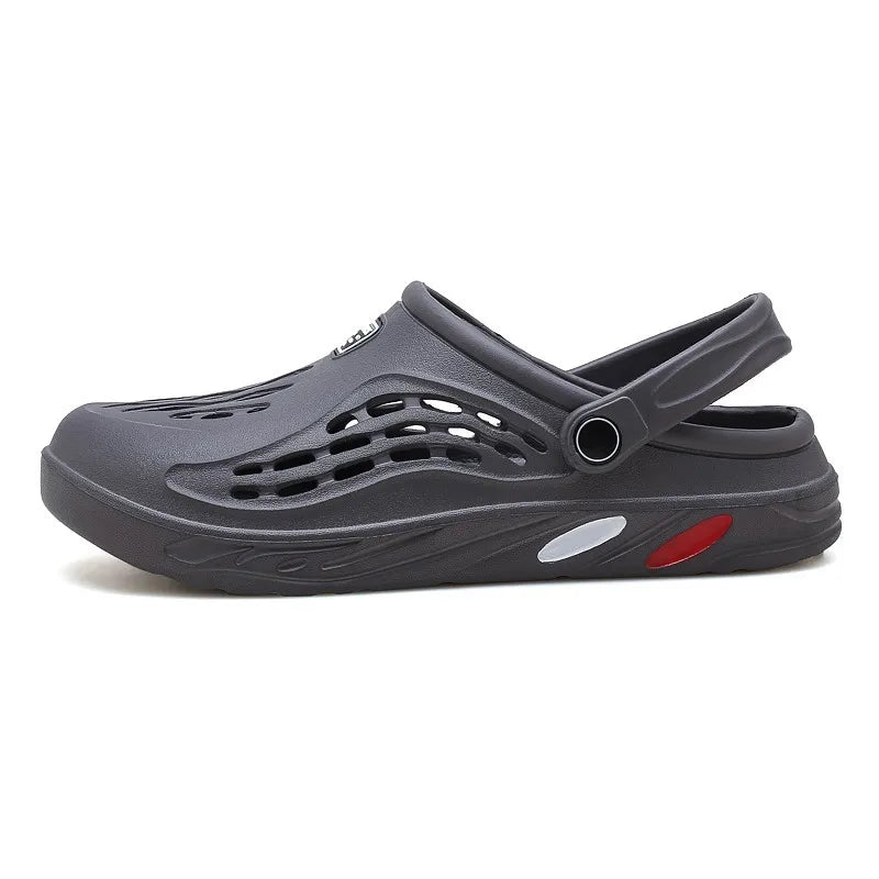 Summer Men Sandals | Light EVA Men's Casual Shoes | Hole Shoes Clogs | Outdoor Male Beach Flat Slippers