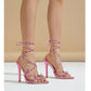 High Heels Shoes For Women Summer 2025 New Bow Tie Strap French sandals