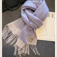 High-Quality 100% Wool Scarf | Women's Classic Soft Cashmere Muffler | EnigmaParis