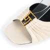 2025 Women's Summer Open toed Fashion Coarse Heel Sandals Italian Design GJ Luxury Brand Outdoor High Heel Non slip Sandals