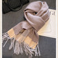 High-Quality 100% Wool Scarf | Women's Classic Soft Cashmere Muffler | EnigmaParis