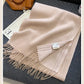 High-Quality 100% Wool Scarf | Women's Classic Soft Cashmere Muffler | EnigmaParis